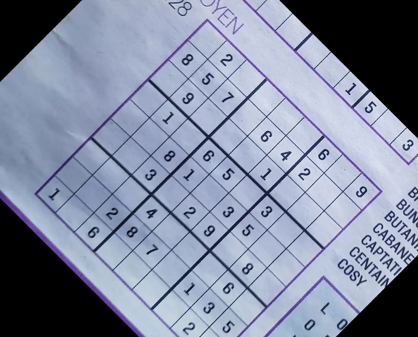 Sudoku après rotation